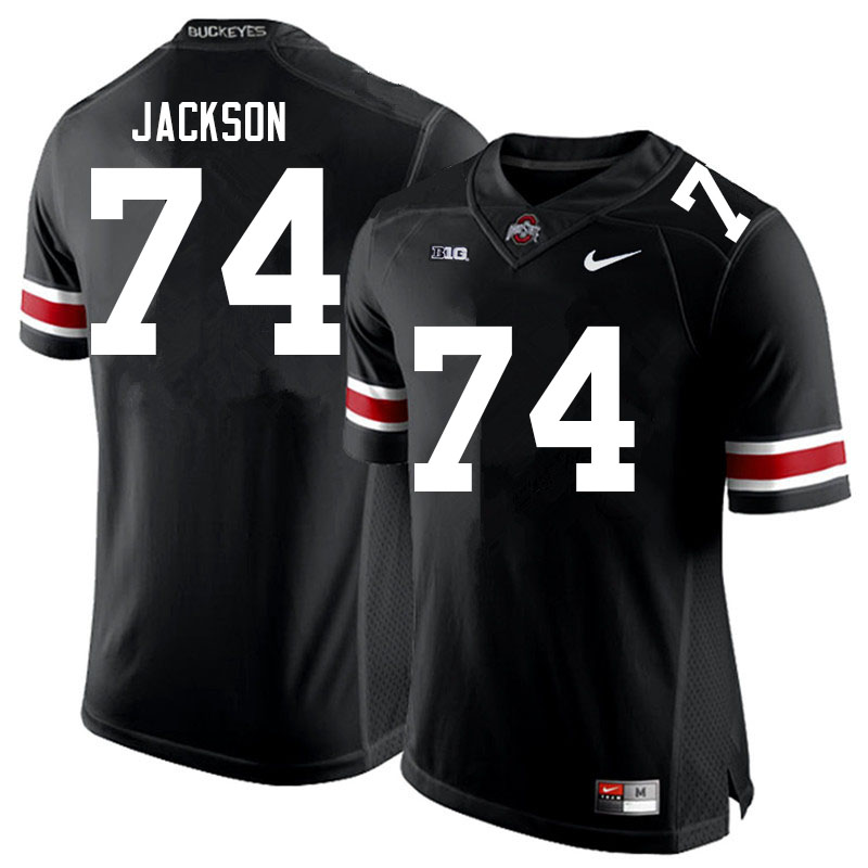 Men #74 Donovan Jackson Ohio State Buckeyes College Football Jerseys Sale-Black